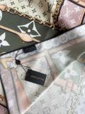 Louis Vuitton Fashion Versatile Silk Square Towel 90 x 90 CM