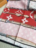 Louis Vuitton Fashion Versatile Silk Square Towel 90 x 90 CM