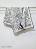 Louis Vuitton Fashion Versatile Double Sided Silk Square Towel 90 x 90 CM