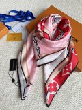 Louis Vuitton Fashion Versatile Silk Square Towel 90 x 90 CM
