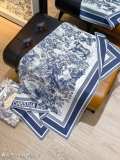 Dior Fashion Versatile Double Sided Silk Square Towel 90 x 90 CM