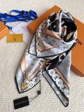 Louis Vuitton Fashion Versatile Silk Square Towel 90 x 90 CM
