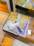 Louis Vuitton Fashion Versatile Double Sided Silk Square Towel 90 x 90 CM