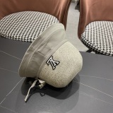 Louis Vuitton Women's Elegant Bow Fisherman's Hat Sunshade Straw Hat