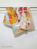 Louis Vuitton Fashion Versatile Double Sided Silk Square Towel 90 x 90 CM
