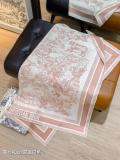Dior Fashion Versatile Double Sided Silk Square Towel 90 x 90 CM