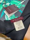 Gucci Fashion Versatile Flower Double Sided Silk Square Towel 90 x 90 CM