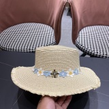 Chanel Fashion Versatile Straw Hat Beach Sunscreen Hat