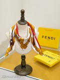Fendi Fashion Versatile Double Sided Silk Square Towel 90 x 90 CM