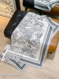Dior Fashion Versatile Double Sided Silk Square Towel 90 x 90 CM