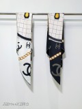 Chanel Fashion Versatile Double Sided Silk Square Towel 90 x 90 CM