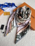 Louis Vuitton Fashion Versatile Silk Square Towel 90 x 90 CM
