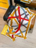 Fendi Fashion Versatile Double Sided Silk Square Towel 90 x 90 CM