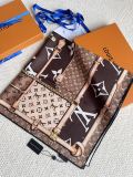 Louis Vuitton Fashion Versatile Silk Square Towel 90 x 90 CM