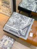 Dior Fashion Versatile Double Sided Silk Square Towel 90 x 90 CM