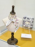 Dior Fashion Versatile Double Sided Silk Ribbon Hair Strap 6 x 105 CM