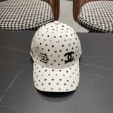 Chanel Fashion Embroidered Logo Baseball Cap Couple Casual Versatile Duck Tongue Cap 56CM
