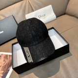 Dior Classic Versatile Baseball Hat Couple Sunshade Duck Tongue Hat 56CM