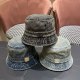 Dior Retro Four Seasons Sunscreen Basin Hat Sunshade Cowboy Fisherman Hat