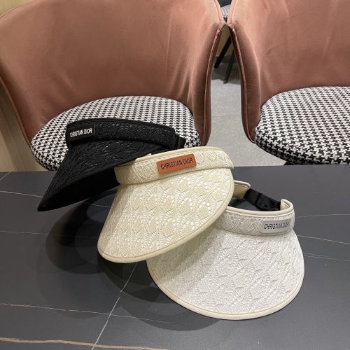 Dior New Fashion Leisure Versatile Empty Top Sunshade Hat