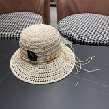 Dior Fashion Straw Fisherman Hat Versatile Sunshade Hat