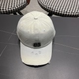 Balenciaga Fashion Embroidered Baseball Hat Couple's Versatile Duck Tongue Hat