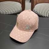 Chanel Fashion Embroidered Logo Baseball Cap Couple Casual Versatile Duck Tongue Cap 56CM