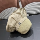 Louis Vuitton Summer Fashion Bow Fisherman's Hat Women's Foldable Sunshade Hat