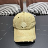 Moncler New Couple High Street Washed Baseball Hat Sunshade Duck Tongue Hat Damaged