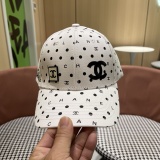 Chanel Fashion Embroidered Logo Baseball Cap Couple Casual Versatile Duck Tongue Cap 56CM