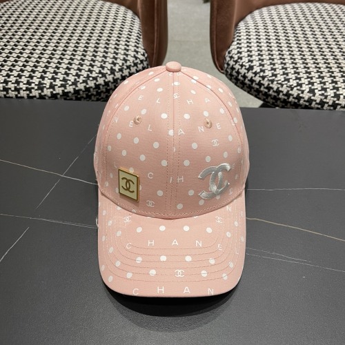 Chanel Fashion Embroidered Logo Baseball Cap Couple Casual Versatile Duck Tongue Cap 56CM