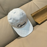 Gucci Classic Embroidered Logo Baseball Hat Couple Versatile Duck Tongue Hat