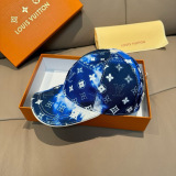 Louis Vuitton High Street Versatile Baseball Hat Couple Sunshade Duck Tongue Hat 56CM