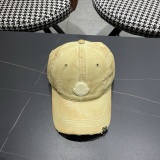 Moncler New Couple High Street Washed Baseball Hat Sunshade Duck Tongue Hat Damaged