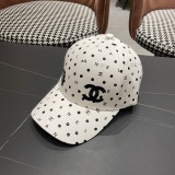 Chanel Fashion Embroidered Logo Baseball Cap Couple Casual Versatile Duck Tongue Cap 56CM