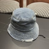 Dior Retro Washed Cowboy Fisherman Hat Versatile Sunshade Cap