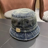 Dior Retro Four Seasons Sunscreen Basin Hat Sunshade Cowboy Fisherman Hat