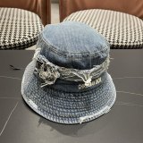 Dior Retro Washed Cowboy Fisherman Hat Versatile Sunshade Cap