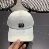 Balenciaga Fashion Embroidered Baseball Hat Couple's Versatile Duck Tongue Hat