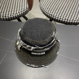Dior Retro Washed Cowboy Fisherman Hat Versatile Sunshade Cap
