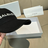 Balenciaga Classic Embroidered Logo Baseball Hat Unisex Versatile Sunshade Duck Tongue Hat