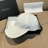 Prada Classic Triangle Logo Baseball Hat Couple Versatile Duck Tongue Hat