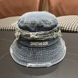 Dior Retro Washed Cowboy Fisherman Hat Versatile Sunshade Cap