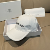 Balenciaga Classic Embroidered Logo Baseball Hat Unisex Versatile Sunshade Duck Tongue Hat