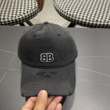 Balenciaga Fashion Embroidered Baseball Hat Couple's Versatile Duck Tongue Hat
