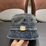 Dior Retro Four Seasons Sunscreen Basin Hat Sunshade Cowboy Fisherman Hat