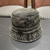 Dior Retro Four Seasons Sunscreen Basin Hat Sunshade Cowboy Fisherman Hat