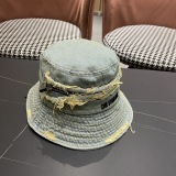 Dior Retro Washed Cowboy Fisherman Hat Versatile Sunshade Cap