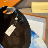 Louis Vuitton High Street Versatile Baseball Hat Couple Sunshade Duck Tongue Hat 56CM