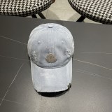 Moncler New Couple High Street Washed Baseball Hat Sunshade Duck Tongue Hat Damaged